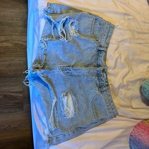 New denim shorts!